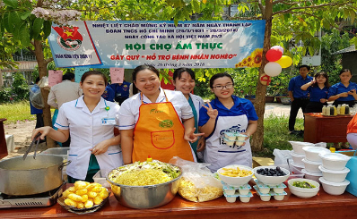 Ngày Hội ẩm thực quyên góp gây quỹ “Hỗ trợ bệnh nhân nghèo”